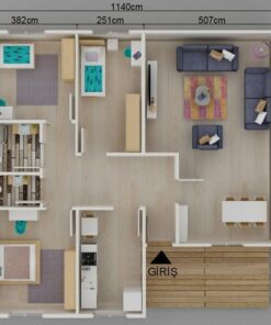 Alternative view of Kayseri Prefabrik 117 mt